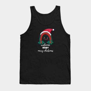 Welcome Baby Merry Chritsmas Tank Top